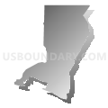 Voting District 10022, Santa Barbara County, California (Gray Gradient Fill with Shadow)