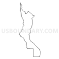 Voting District 10070, Santa Cruz County, California (Light Gray Border)