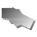 Voting District 10070, Stanislaus County, California (Gray Gradient Fill with Shadow)
