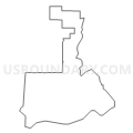 Voting District 10065, Tuolumne County, California (Light Gray Border)