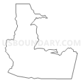 Voting District 10080, Ventura County, California (Light Gray Border)