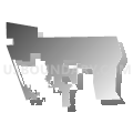 1.01-Voting District 1, Area 1, County, Brevard County, Florida (Gray Gradient Fill with Shadow)