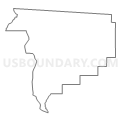 1-Voting District, Jefferson County, Florida (Light Gray Border)