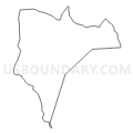 0330010 - SCOTTS CROSSROAD Voting District, Burke County, Georgia (Light Gray Border)