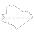 0330009 - SARDIS Voting District, Burke County, Georgia (Light Gray Border)