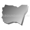 089MR - BOB MATHIS ELEM Voting District, DeKalb County, Georgia (Gray Gradient Fill with Shadow)