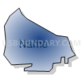 089GC - GRESHAM PARK ELEM Voting District, DeKalb County, Georgia (Radial Fill with Shadow)