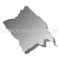 195ILA - ILA Voting District, Madison County, Georgia (Gray Gradient Fill with Shadow)