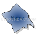 195ILA - ILA Voting District, Madison County, Georgia (Radial Fill with Shadow)
