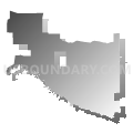 Precinct 5-3, Acadia Parish, Louisiana (Gray Gradient Fill with Shadow)