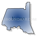 Precinct 18, St. James Parish, Louisiana (Radial Fill with Shadow)