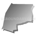 Precinct 702, St. Tammany Parish, Louisiana (Gray Gradient Fill with Shadow)