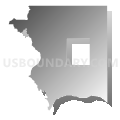 Precinct 9, Webster Parish, Louisiana (Gray Gradient Fill with Shadow)