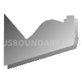 Voting District 9, Lauderdale County, Mississippi (Gray Gradient Fill with Shadow)