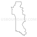 Wren Voting District, Monroe County, Mississippi (Light Gray Border)