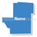 Broken Bow Northwest Precinct, Custer County, Nebraska (Solid Fill with Shadow)