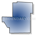 Broken Bow Northwest Precinct, Custer County, Nebraska (Radial Fill with Shadow)