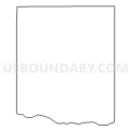 West Union Precinct, Custer County, Nebraska (Light Gray Border)