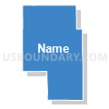 #9 Precinct, Dawes County, Nebraska (Solid Fill with Shadow)