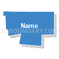 Arapahoe South Ward, Furnas County, Nebraska (Solid Fill with Shadow)