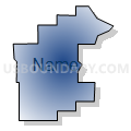2D-1 Precinct, Lancaster County, Nebraska (Radial Fill with Shadow)