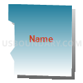 1D-5 Precinct, Lancaster County, Nebraska (Blue Gradient Fill with Shadow)