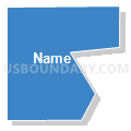 12B-6 Precinct, Lancaster County, Nebraska (Solid Fill with Shadow)