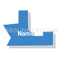 12B-7 Precinct, Lancaster County, Nebraska (Solid Fill with Shadow)