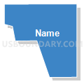 12A-7 Precinct, Lancaster County, Nebraska (Solid Fill with Shadow)