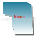 10G-2 Precinct, Lancaster County, Nebraska (Blue Gradient Fill with Shadow)