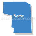10G-2 Precinct, Lancaster County, Nebraska (Solid Fill with Shadow)