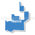 Waverly North Precinct, Lancaster County, Nebraska (Solid Fill with Shadow)