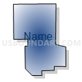 12A-9 Precinct, Lancaster County, Nebraska (Radial Fill with Shadow)
