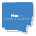 10G-3 Precinct, Lancaster County, Nebraska (Solid Fill with Shadow)