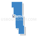 Hershey Precinct, Lincoln County, Nebraska (Solid Fill with Shadow)