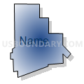 Humboldt Ward 1, Richardson County, Nebraska (Radial Fill with Shadow)
