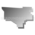 Falls City Ward 4, Richardson County, Nebraska (Gray Gradient Fill with Shadow)