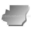 La Vista 3-1 Precinct, Sarpy County, Nebraska (Gray Gradient Fill with Shadow)