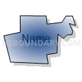 Bellevue 2-3 Precinct, Sarpy County, Nebraska (Radial Fill with Shadow)