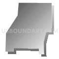 Bellevue 1-2 Precinct, Sarpy County, Nebraska (Gray Gradient Fill with Shadow)