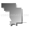 York Ward 4A, York County, Nebraska (Gray Gradient Fill with Shadow)