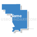 York Ward 4A, York County, Nebraska (Solid Fill with Shadow)