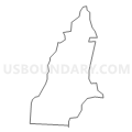 Voting District 0021, Burke County, North Carolina (Light Gray Border)