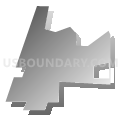 COLS 72-D Voting District, Franklin County, Ohio (Gray Gradient Fill with Shadow)