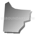 0020 MAS-C-EA Voting District, Warren County, Ohio (Gray Gradient Fill with Shadow)