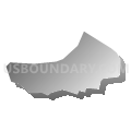 Butternut Voting District, Dorchester County, South Carolina (Gray Gradient Fill with Shadow)