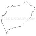 101-1 McDonald Voting District, Bradley County, Tennessee (Light Gray Border)