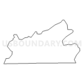 054 East Ridge 2 Voting District, Hamilton County, Tennessee (Light Gray Border)