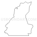 Saulsbury Voting District, Hardeman County, Tennessee (Light Gray Border)
