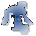 Bremerton 37 Voting District, Kitsap County, Washington (Radial Fill with Shadow)